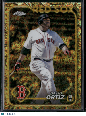 2024 Topps Gilded Collection David Ortiz #95 Gold Mini-diamond /50 front