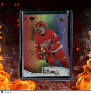 2021-22 Upper Deck Allure Joe Veleno Double Rainbow SP Rookie #R-19 front