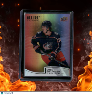 2021-22 Upper Deck Allure Cole Sillinger  Double Rainbow SP #R-48 front