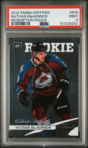 2012 Panini Certified Redemption Rookie Nathan Mackinnon Redemption Rookie front