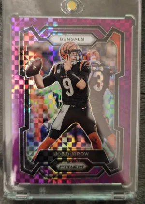 Joe Burrow 2023 Prizm Purple Power /49 front