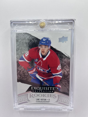 2024-25 UD Black Diamond Lane Hutson Exquisite Collection Rookies /399 front