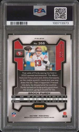 2023 Panini Prizm Brock Purdy Pandora back