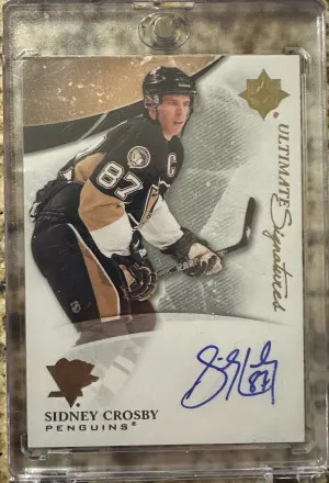 2010 Sidney Crosby Ultimate Signatures Auto front