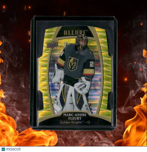 2019-20 Upper Deck Allure Marc-Andre Fleury Yellow Taxi Die-Cut #57 front