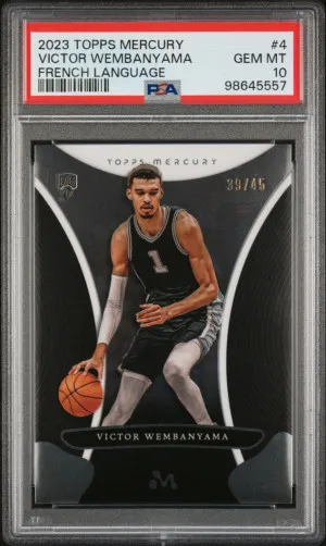 Victor Wembanyama PSA 10 back