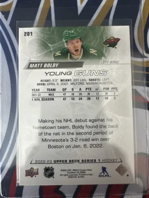 Matt Boldy Young guns back