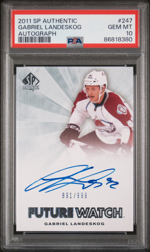 2011 SP Authentic Gabriel Landeskog #247 PSA 10 front