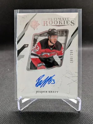 17-18 Upper Deck Ultimate Collection - Jesper Bratt  /299 front