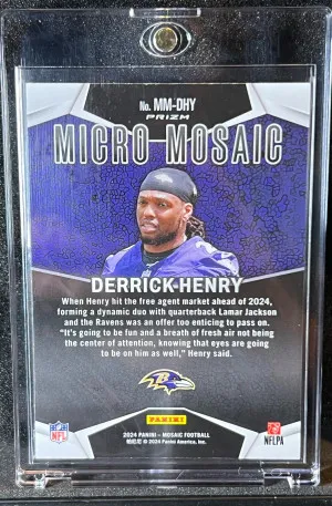 Derrick Henry Micro Mosaic 2024 Mosaic Case Hit back