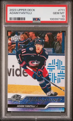 2023 Upper Deck Adam Fantilli front