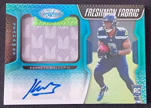 2022 Certified Freshman Fabric Kenneth Walker III RPA #1/50 front