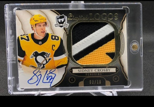 2018 - 2019 The Cup Limited Logos Sidney Crosby RAW / 10 front