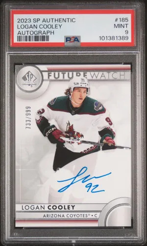 2023 Sp Authentic Logan Cooley Autograph front