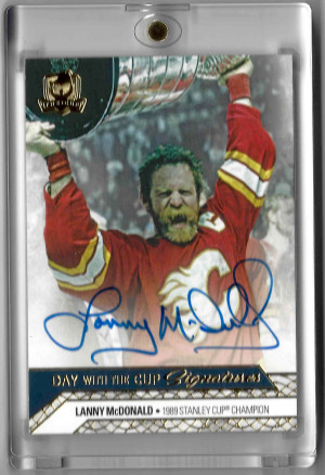 Lanny McDonald | 2019 The Cup | Day With The Cup Signatures #DC-LM front