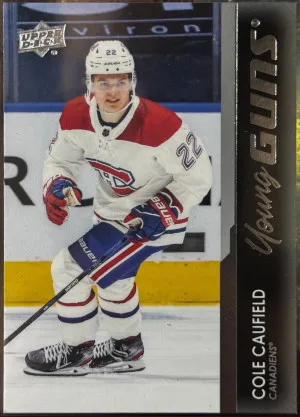 2021-22 Upper Deck Series 1 - Young Guns #201 Cole Caufield (RC) front