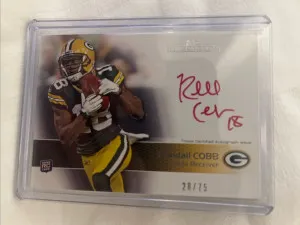 2011 Topps Precision Randall Cobb #113  Rookie Autograph Red Ink 28/75 front