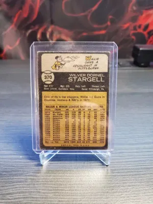 1973 Topps - #370 Willie Stargell back