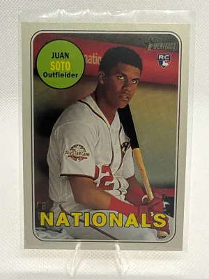 2018 Heritage Juan Soto Rookie (B) front