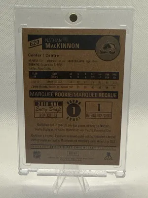2013-14 OPC Nathan MacKinnon Marquee Rookie back