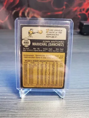 1973 Topps - #480 Juan Marichal back