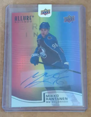 2021-22 Allure Mikko Rantanen Full Rainbow Auto front