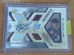 2015-16 SPX Rookie Auto Jersey Mikko Rantanen 292/499 front