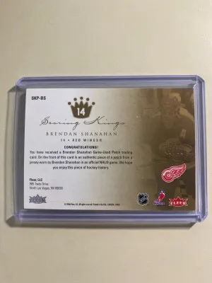 Brendan Shanahan 05-06 Fleer Ultra Scoring Kings Patch /50 back