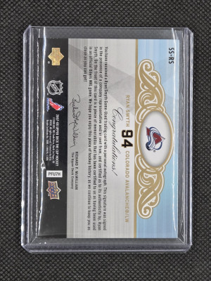 2007-08 Upper Deck The Cup Scripted Swatches /25 - Ryan Smyth back