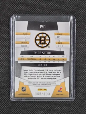 2010-11 Panini Certified Freshman Fabric Rookie Auto Jersey /100 - Tyler Seguin back