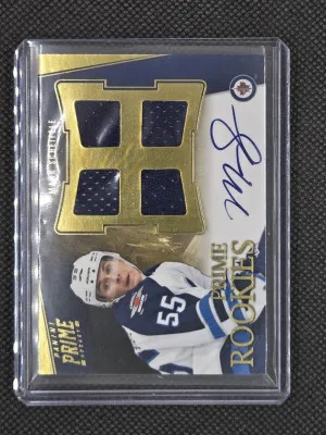 2011-12 Panini Prime - Prime Rookies Jersey Auto /199 - Mark Scheifele front