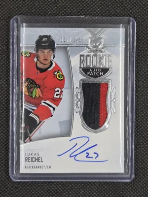 2022-23 Upper Deck The Cup Rookie Auto Patch /249 - Lukas Reichel front