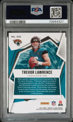 2021 Panini Rookies & Stars Trevor Lawrence Orange /99 back