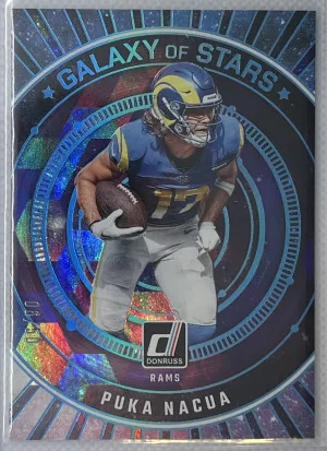 2024 Donruss Puka Nacua Galaxy of Stars 6/50 front