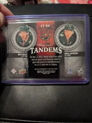 Black Diamond Hockey Minnesota Wild Lot back