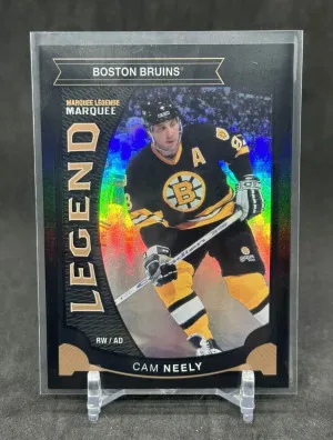 Cam Neely 2015-16 O-Pee-Chee OPC Black Rainbow /100 #587 Bruins front