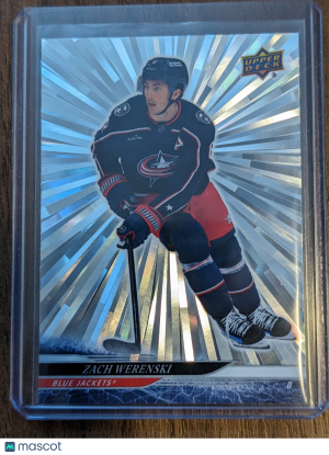 2024-25 Upper Deck Outburst Silver #59 Zach Werenski - Columbus Blue Jackets front
