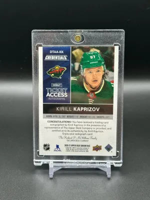 Kirill Kaprizov Rookie Ticket Access /99 back