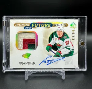 Kirill Kaprizov Future Watch Auto Patch front