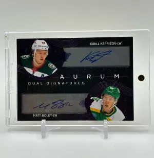 Kirill Kaprizov/matt Boldy 1/1 Dual Auto front