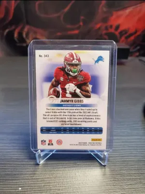 2023 Panini Prestige - Rookies #343 Jahmyr Gibbs (RC) back