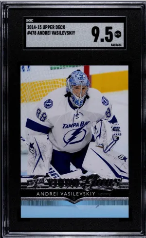 2014-15 UPPER DECK#478 ANDREI VASILEVSKIY Young Guns front