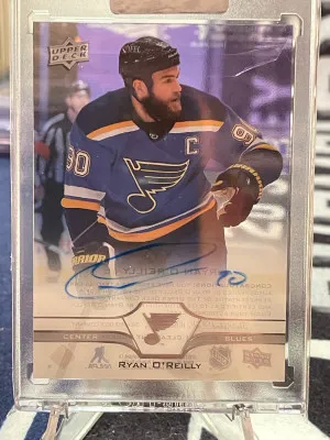 2020-21 Clear Cut Hockey RYAN O’REILLY Signature Autograph Acetate Upper Deck front
