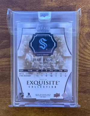 2022-23 Shane Wright Exquisite Collection Rookie Draft Day /4 back