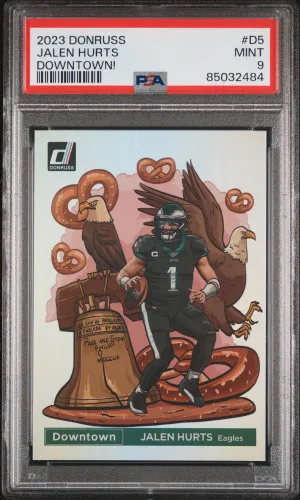 2023 Panini Donruss Downtown! Jalen Hurts front