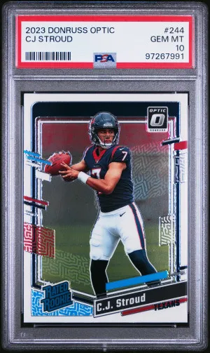 2023 Panini Donruss Optic Cj Stroud front