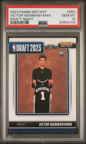2023 Panini Instant Draft Night Victor Wembanyama front