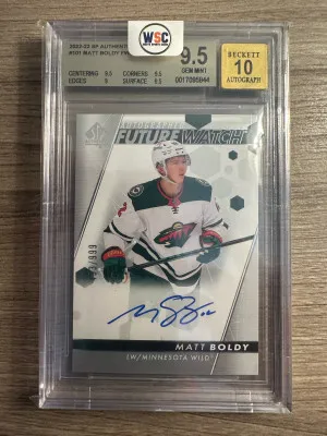 Matt Boldy Future Watch Auto front