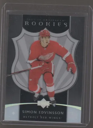 Simon Edvinsson 2023-24 Artifacts Rookie Clear front
