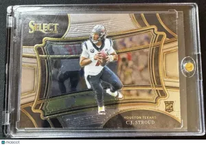 2023 Select CJ Stroud RC #338 Field Level front
